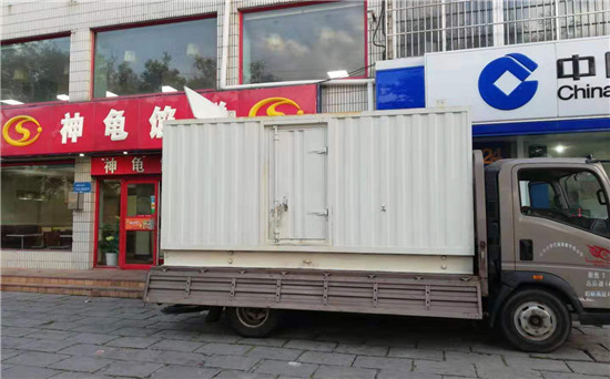 抱由镇出租发电机施工案例